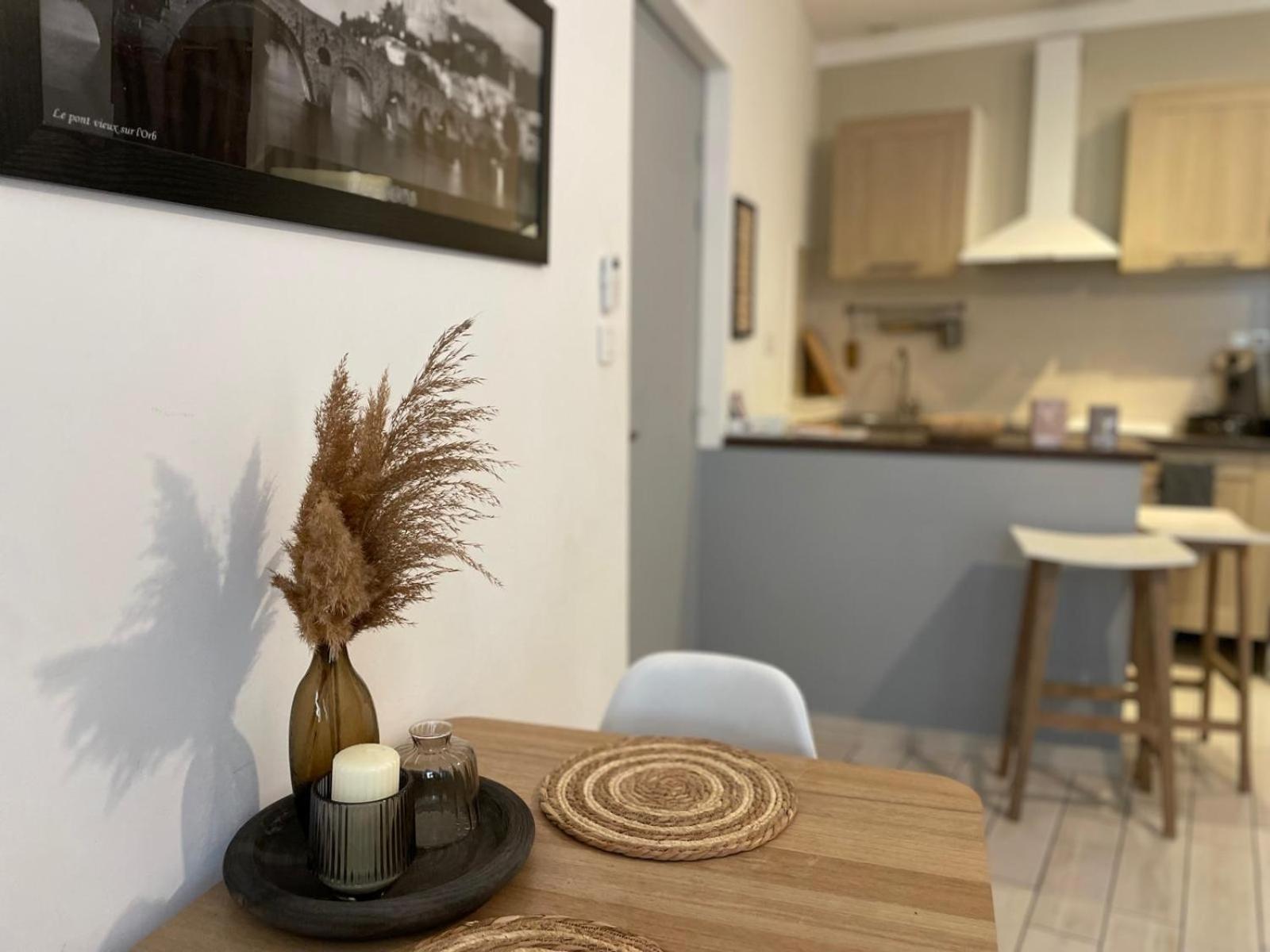Joli Appartement Hypercentre T2, Classe Meuble De Tourisme 3 Avec Parking Gratuit Béziers Exterior foto